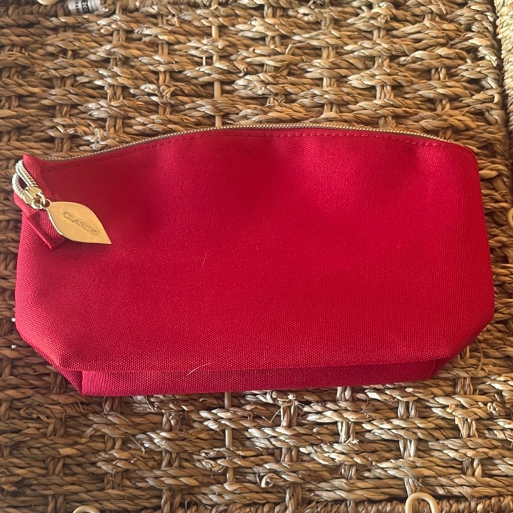 Red Canvas Clutch